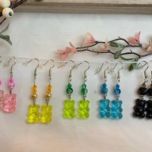 Gummy bear earrings